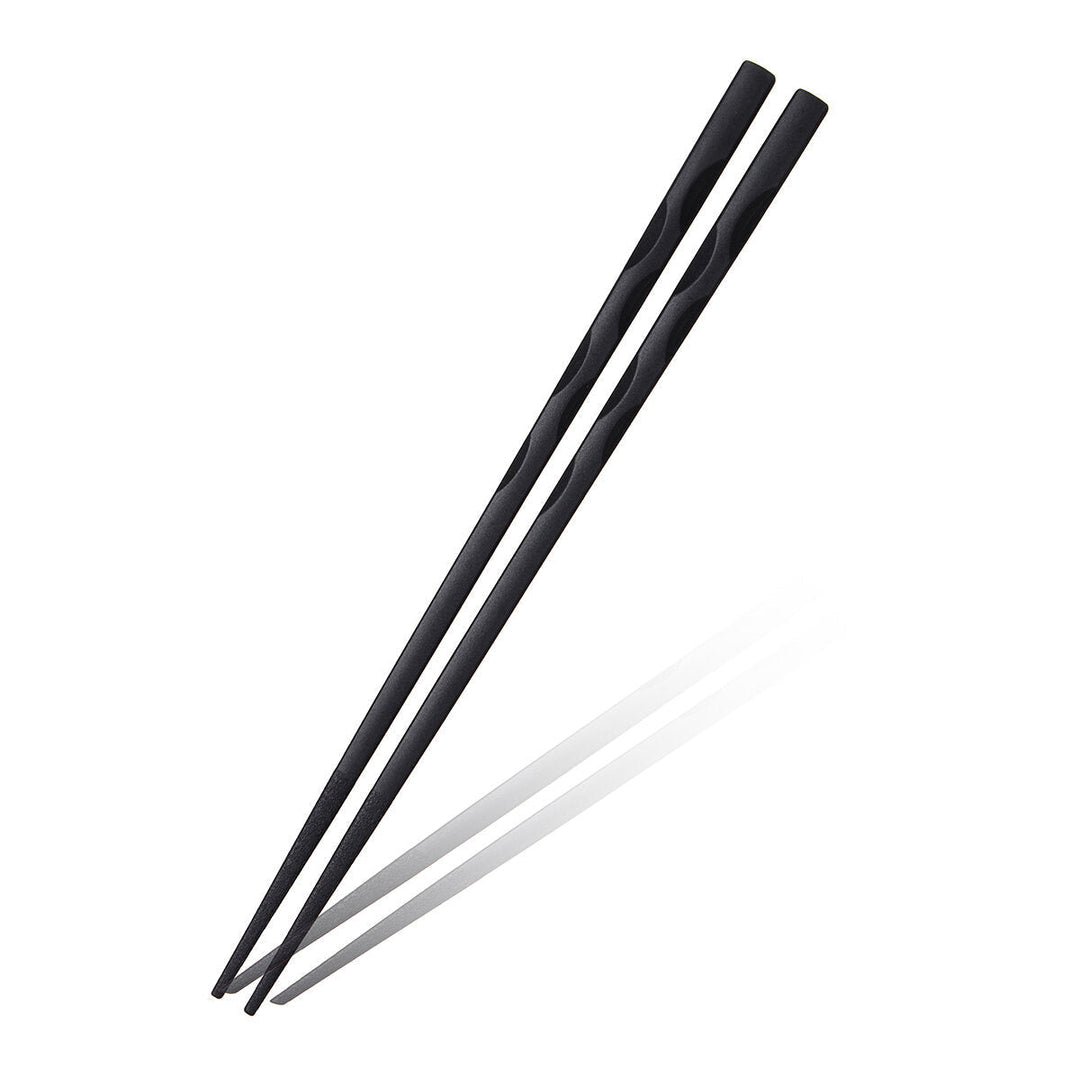 5Pairs (10 PCS) Alloy Non-Slip Reusable Chopsticks Sushi Set Chinese Food Chop Sticks Tableware Image 10
