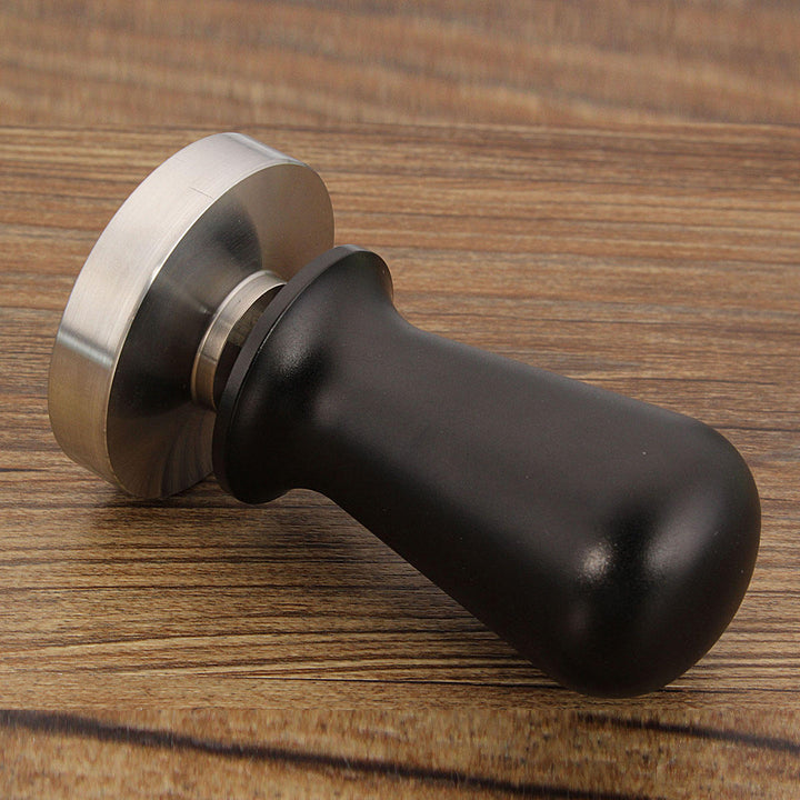 58mm Stainless Steel Coffee Tamper Calibrated Pressure Coffee Bean Press Flat Base for Espresso Image 4