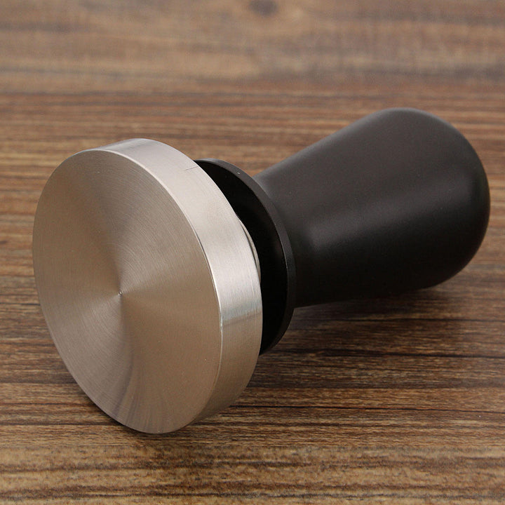 58mm Stainless Steel Coffee Tamper Calibrated Pressure Coffee Bean Press Flat Base for Espresso Image 6