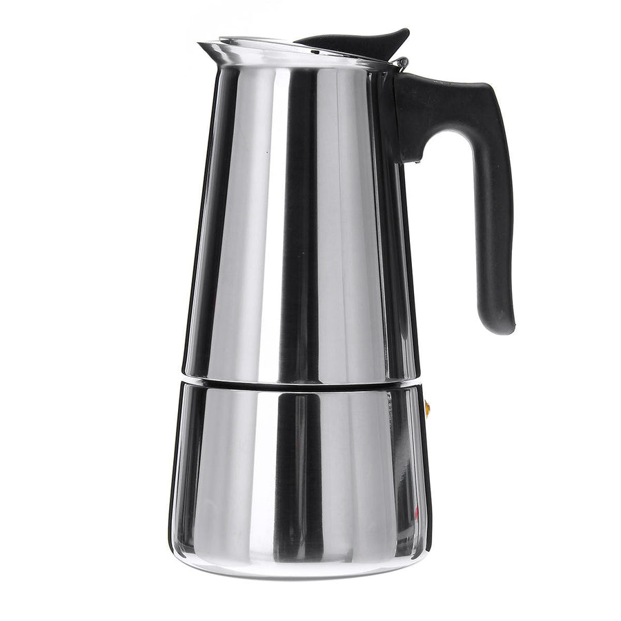 9 Cup Espresso Percolator Coffee Stovetop Maker Moka Latte Pot Stove Image 1