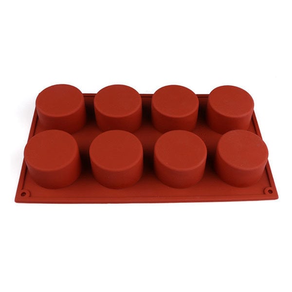 8 Holes Round Shape Silicone Cake Mold 3D Chocolate Candy Pudding Ice Mold Fondant Pastry Mould Image 3
