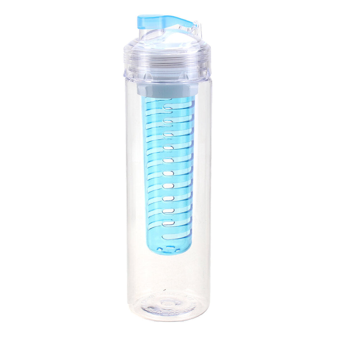 800ML Portable Clear Sport Fruit Infuser Water Cup Lemon Juice Bottle Filter Image 7