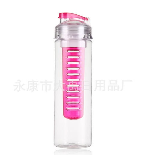 800ML Portable Clear Sport Fruit Infuser Water Cup Lemon Juice Bottle Filter Image 8