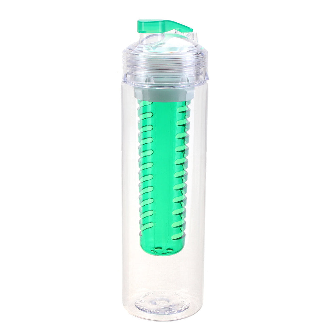 800ML Portable Clear Sport Fruit Infuser Water Cup Lemon Juice Bottle Filter Image 9