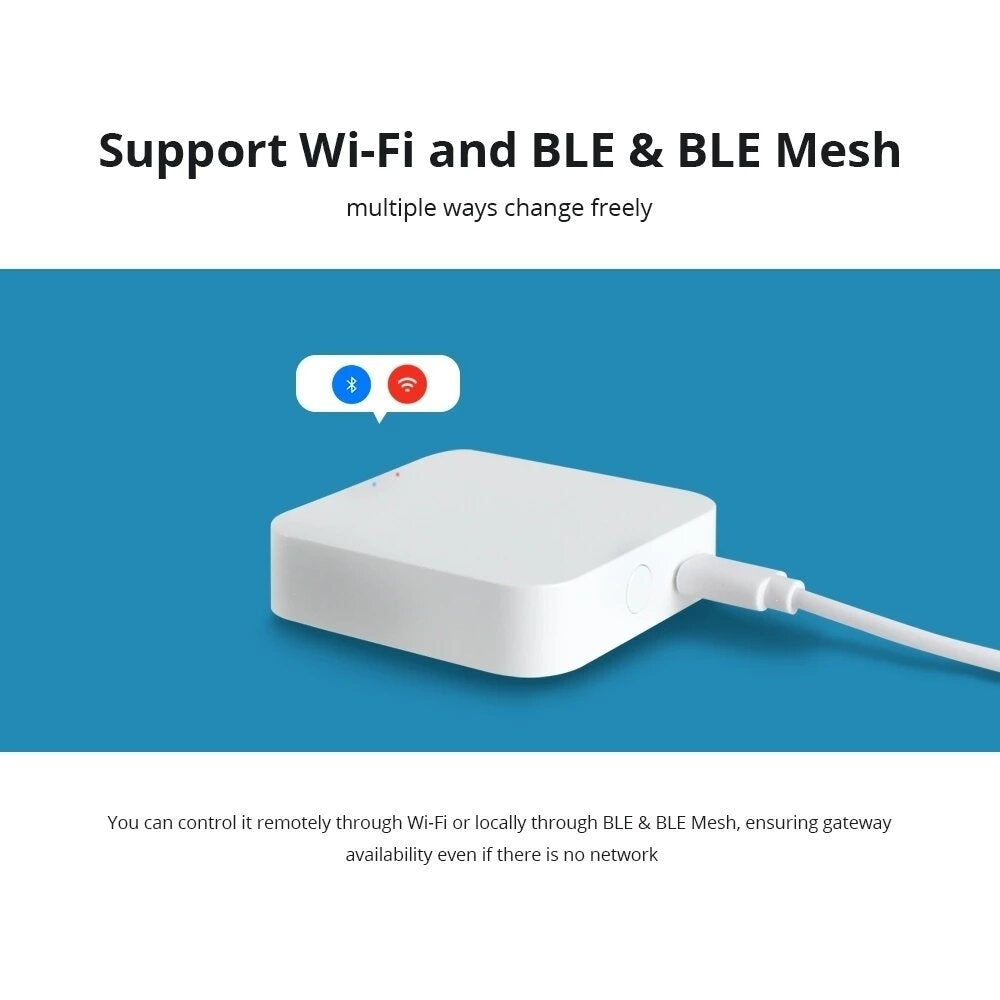 bluetooth Hub WiFi Smart Home Bridge Wireless Remote Controller BLUE Sig Mesh Image 2