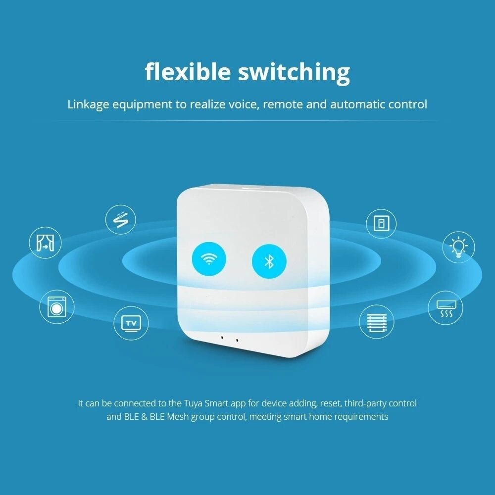 bluetooth Hub WiFi Smart Home Bridge Wireless Remote Controller BLUE Sig Mesh Image 4