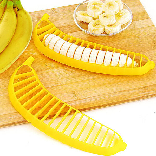 Banana Slicer Banana Cutter Chopper Fruit Salad Sundaes Chopper Kitchen Fruit Tool Salad Accessory Image 1