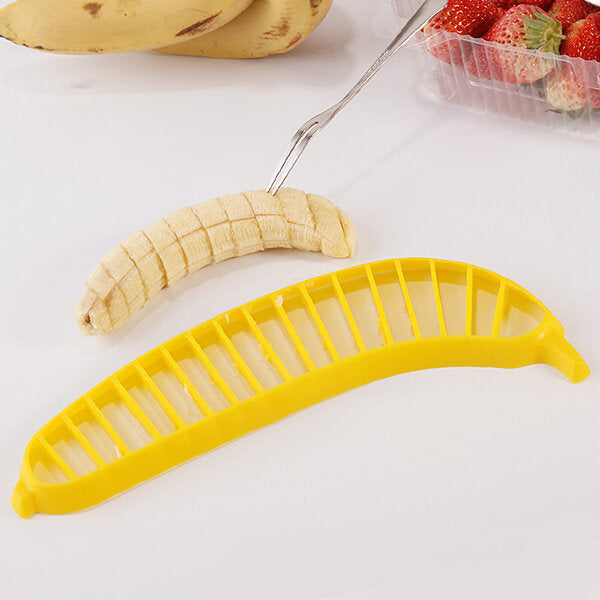 Banana Slicer Banana Cutter Chopper Fruit Salad Sundaes Chopper Kitchen Fruit Tool Salad Accessory Image 3