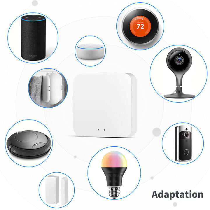 Bridge Wireless Smart Home Mini Gateway Hub APP Remote Control Supports Alexa Google Home Image 3