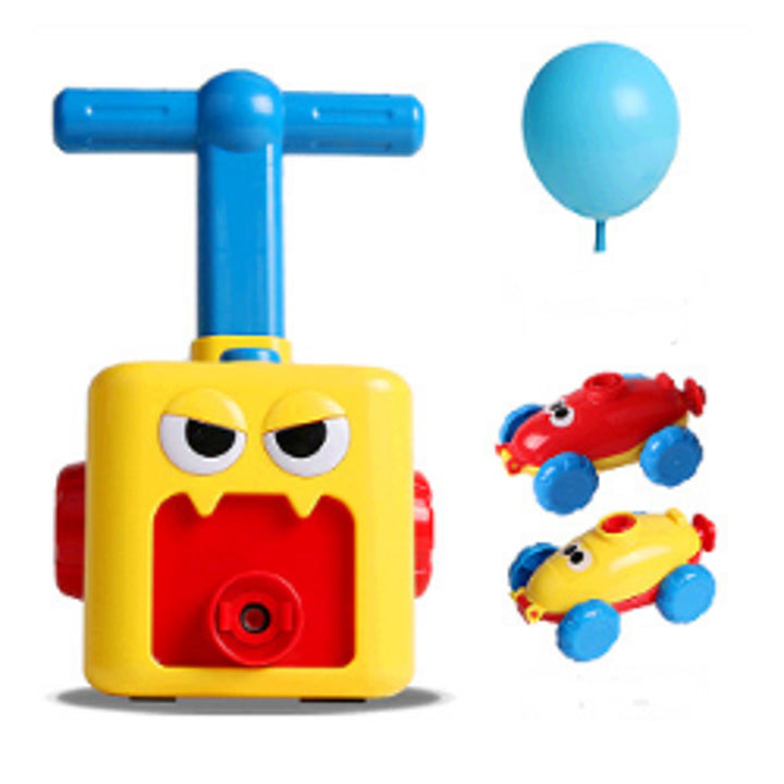Children Air Powered Balloon Car Baby Blowing Balloon Car Educational Indoor Toys Image 1