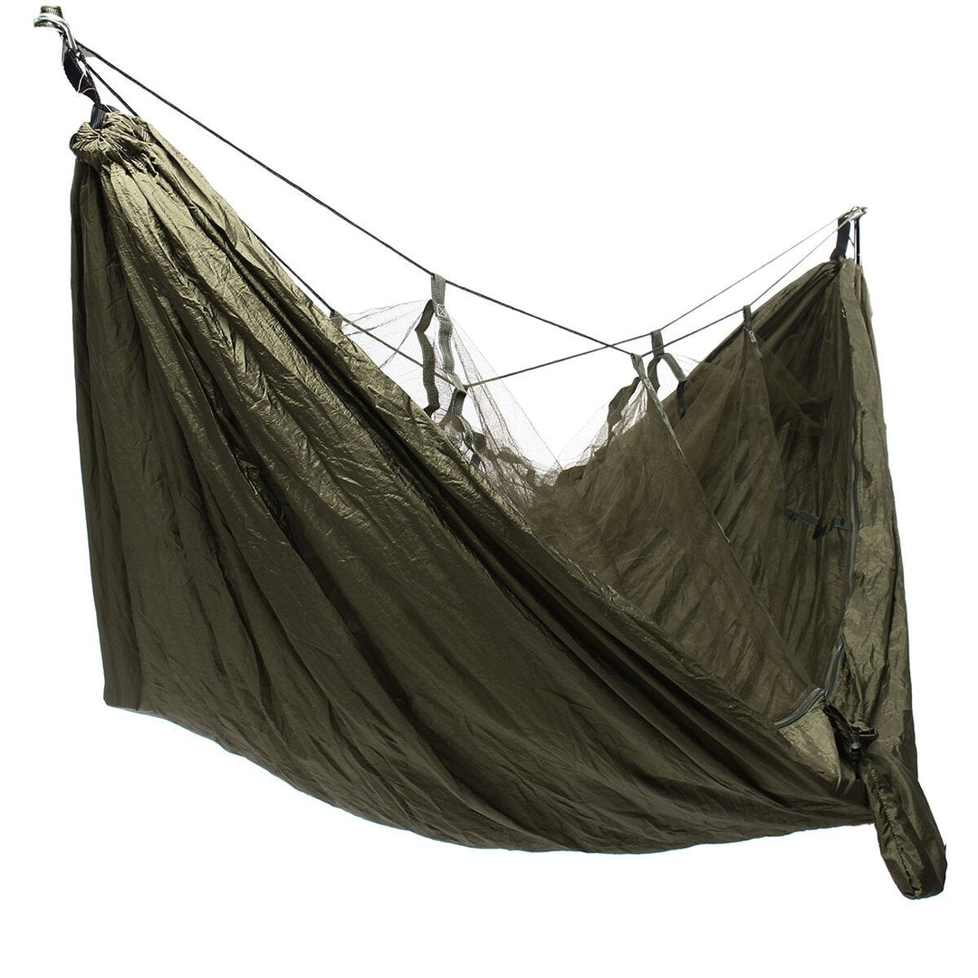 Camping Mosquito Nets HammocksUltralight Camping Hammock Beach Swing Bed Hammock for the Outdoors Backpacking Survival Image 9