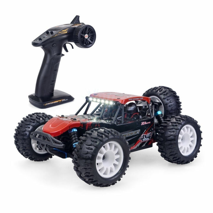 Brushed RC Car 4WD RC Truck RC Vehicle Model High Speed 45KM,h RTR Full Proportional Control All Terrain Image 1