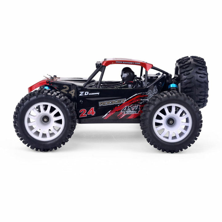 Brushed RC Car 4WD RC Truck RC Vehicle Model High Speed 45KM,h RTR Full Proportional Control All Terrain Image 4