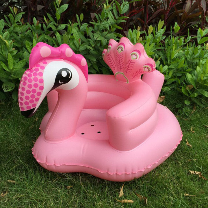 Cartoon Cute Peacock Inflatable Toys Portable Multi-functional Bathroom Sofa Chair for Kids Gift Image 8