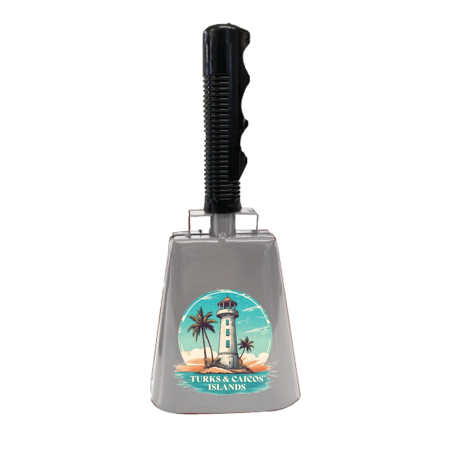 Turks And Caicos Design A Souvenir Destination Cowbell Image 1