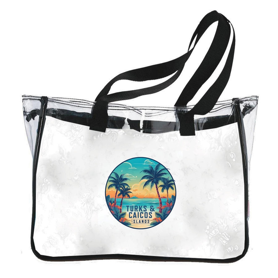 Turks And Caicos Design D Souvenir Clear Tote Bag Image 1