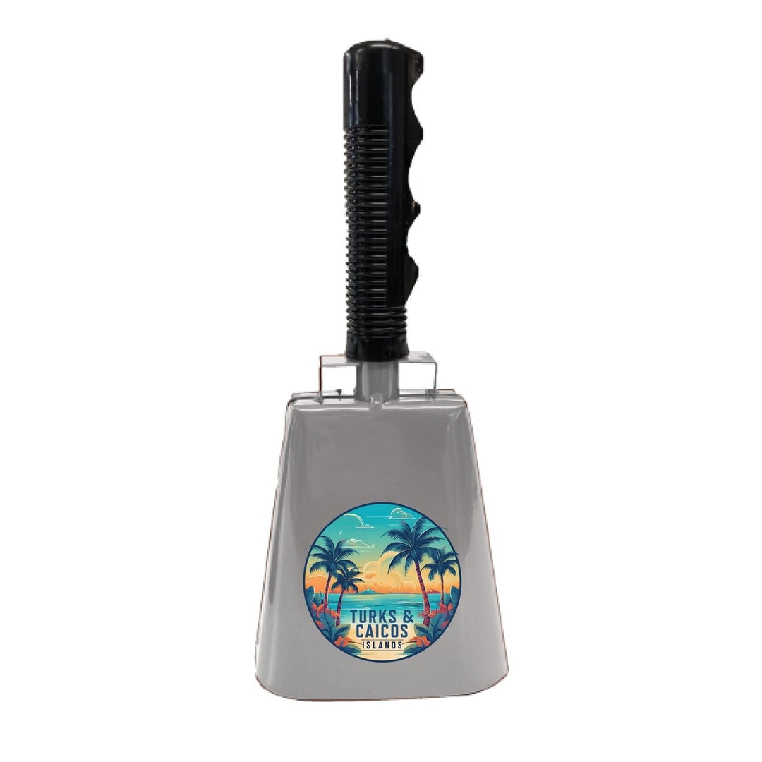 Turks And Caicos Design D Souvenir Destination Cowbell Image 1