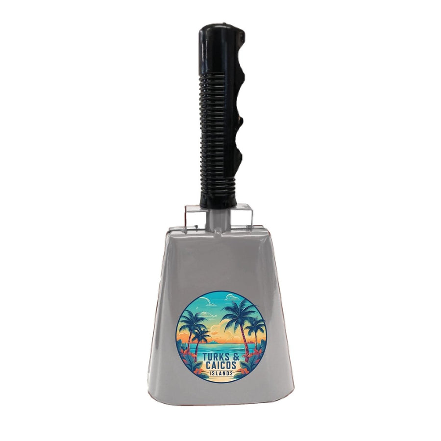 Turks And Caicos Design D Souvenir Destination Cowbell Image 1