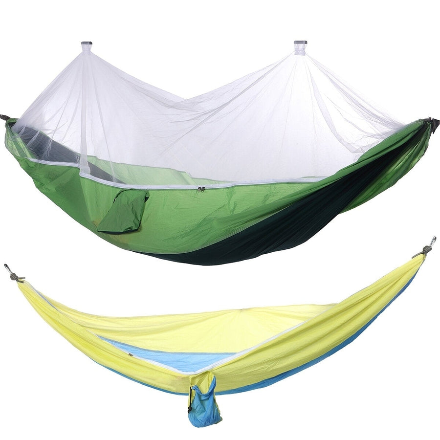 Double Ultra-thin Anti-mosquito Net Hammock with Nylon Polyester for Outdoor Image 1