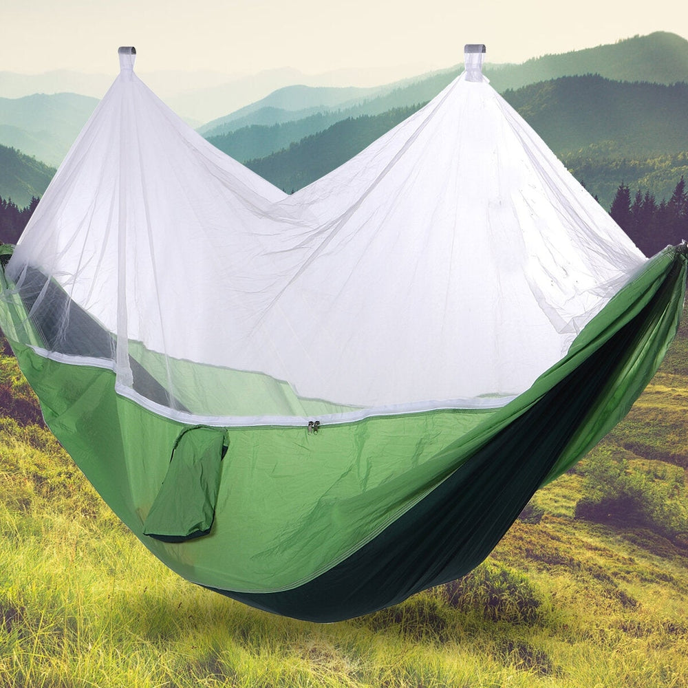 Double Ultra-thin Anti-mosquito Net Hammock with Nylon Polyester for Outdoor Image 2