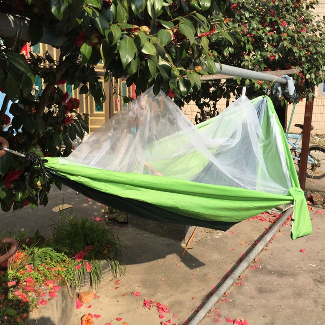 Double Ultra-thin Anti-mosquito Net Hammock with Nylon Polyester for Outdoor Image 3