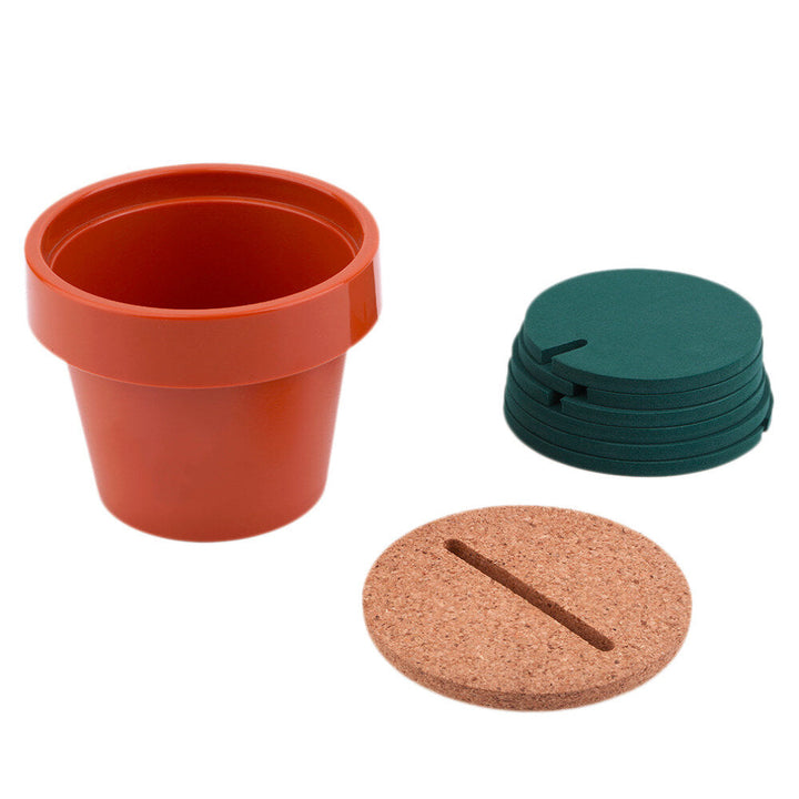 DIY Table Decoration Novelty Cup Heat Insulation Mat Heat Insulation Cactus Potted Coasters Nonslip Image 3