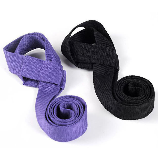 Cotton Yoga Mat Strap Sling 37-59inch for Standard Thick Fitness Yoga Mats Yoga Strap Image 4