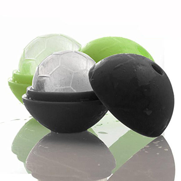 Creative Soccer Ice Cubes Tray Reusable Silicone Ice Mold Whisky Ice Ball Kitchen Bar Tools Image 8