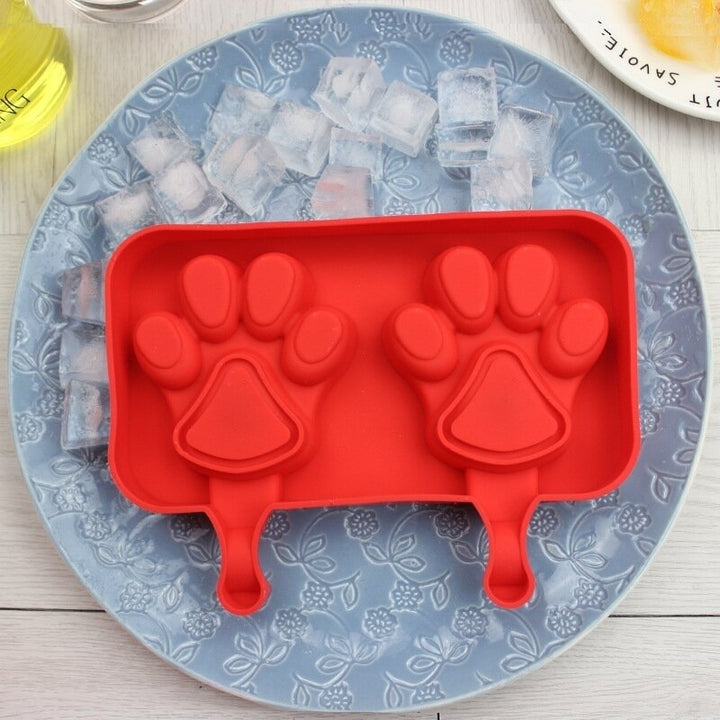 Creative Silicone Ice Cream Mold Ice Lolly Mold Rod Ice Mold Red Food Grade Image 6