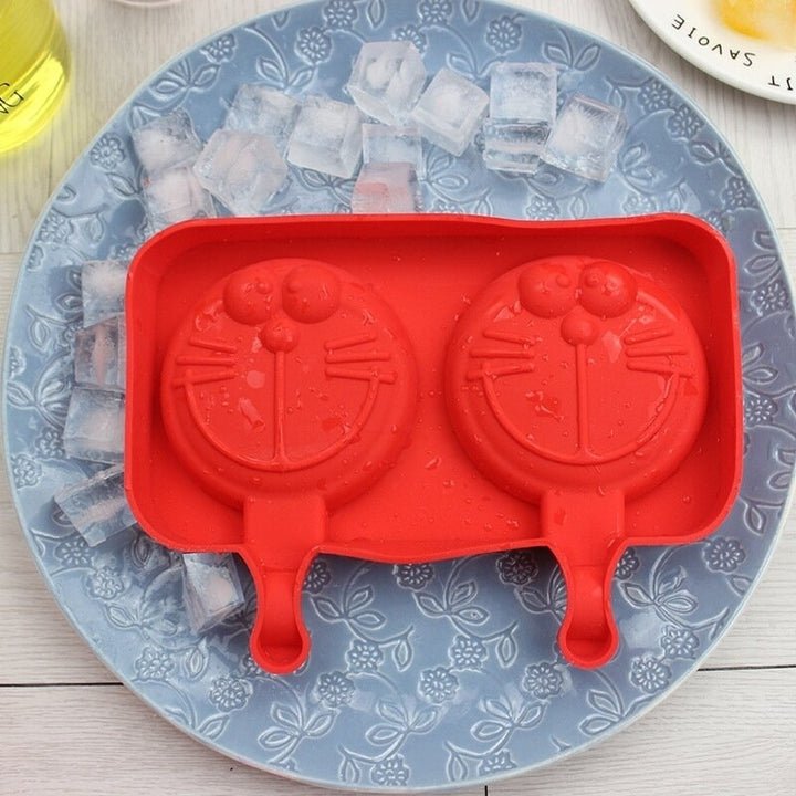 Creative Silicone Ice Cream Mold Ice Lolly Mold Rod Ice Mold Red Food Grade Image 7