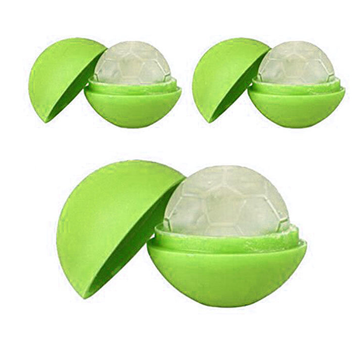 Creative Soccer Ice Cubes Tray Reusable Silicone Ice Mold Whisky Ice Ball Kitchen Bar Tools Image 1