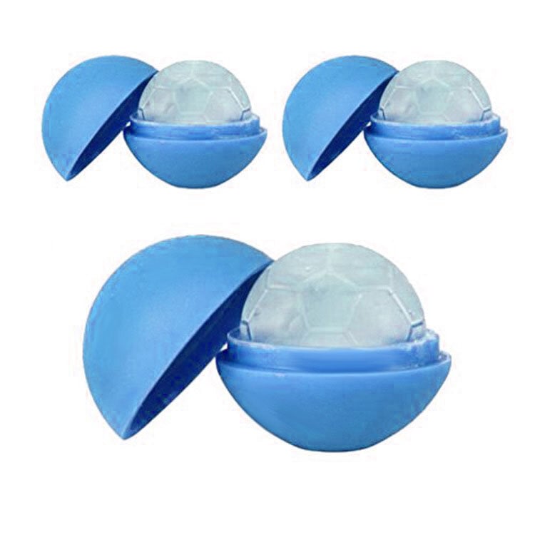 Creative Soccer Ice Cubes Tray Reusable Silicone Ice Mold Whisky Ice Ball Kitchen Bar Tools Image 1
