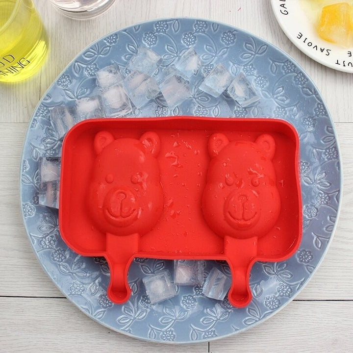 Creative Silicone Ice Cream Mold Ice Lolly Mold Rod Ice Mold Red Food Grade Image 9