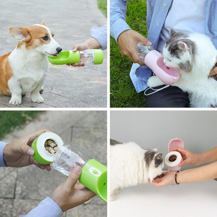 Cup Puppy Dog Cat Pet Water Bottle Drinking Travel Portable Feeder BAP-Free Image 2
