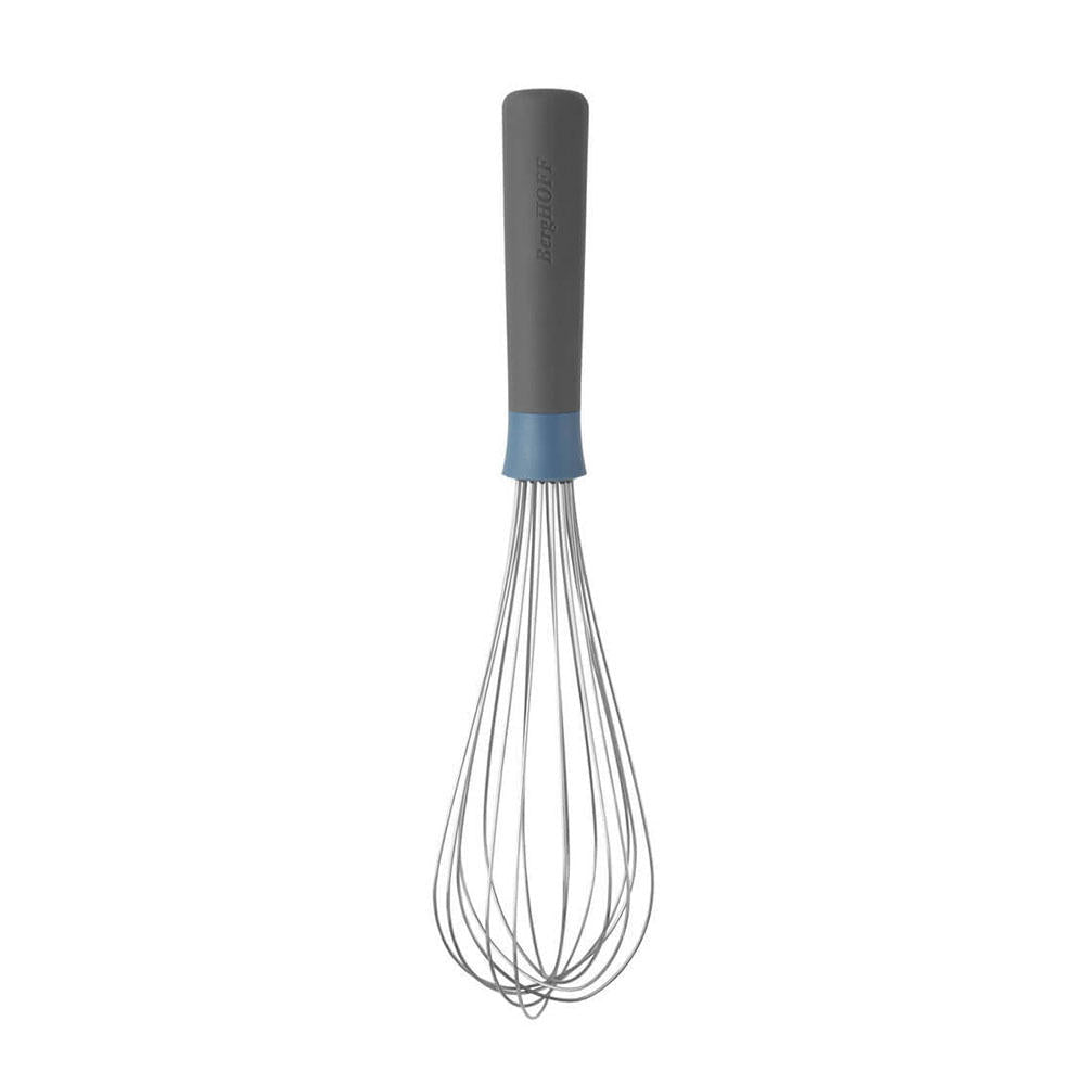 Egg Beater Silicone Handle Stainless Steel Whisk Egg and Milk Beater Image 1