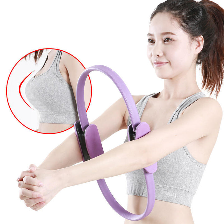 Dual Grip Yoga Pilates Ring Legs Arms Waist Slimming Body Building Magic Circle Fitness Exercise Yoga Tools Image 4