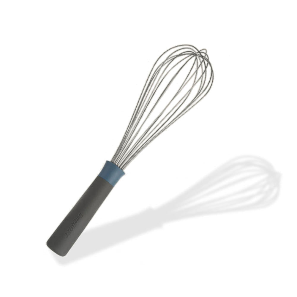 Egg Beater Silicone Handle Stainless Steel Whisk Egg and Milk Beater Image 9