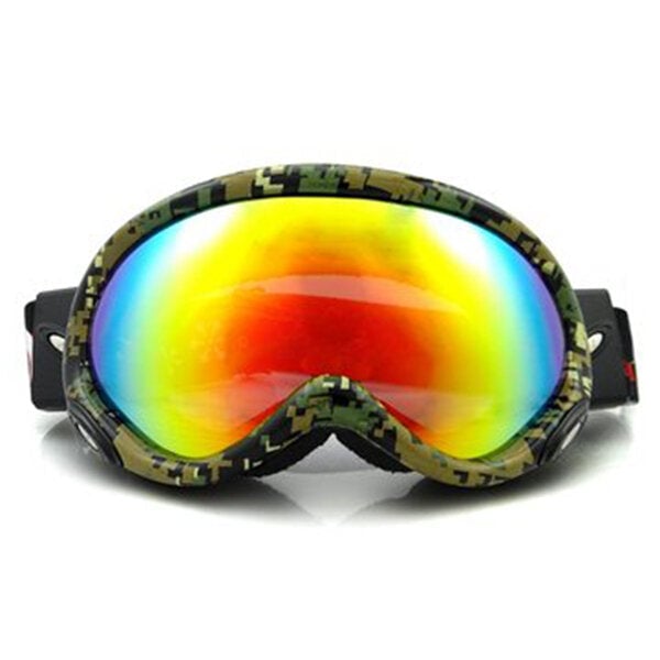 Electroplating Anti Fog Ski Goggles Fitted With Glasses Windproof Waterproof Climbing Goggles Anti-fog Goggles Image 1