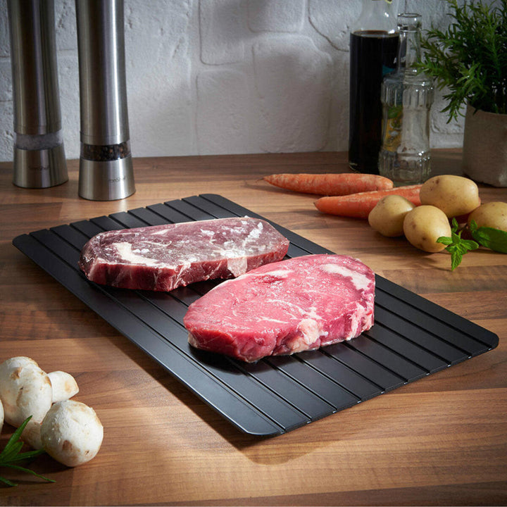 Fast Defrosting Tray Defrost Meat Thaw Frozen Food Magic Kitchen Defrosting Tray Board Image 4