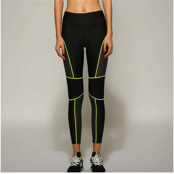 Female Sexys Fitness Trousers Honeycomb Mesh Fabric Hip Up Elasticity Sport Leggings Image 6