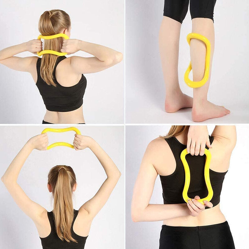 Fitness Pilates Ring Circle Yoga Resistance Stretch Tool Sport Open Shoulder Power Wrists Magic Circle Image 11