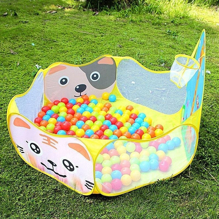 Foldable Kid Children Baby Ocean Ball Pit Pool Outdoor Indoor Play Toys Tent with Basket Image 7