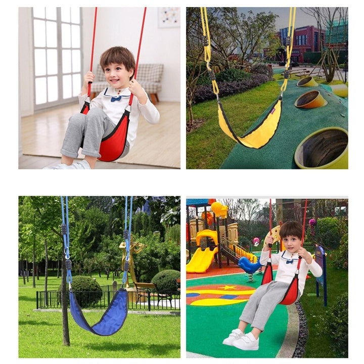Foldable Kids Play Swing Tree Garden Chair Seat Indoor Outdoor Rope for Children Image 4