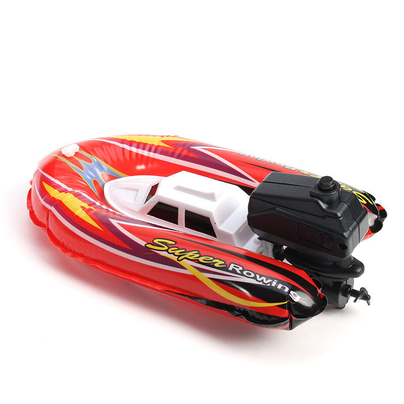 Inflatable Electric Boat Toy Mixed Color Inflatable Toy Air Cylinder Image 3