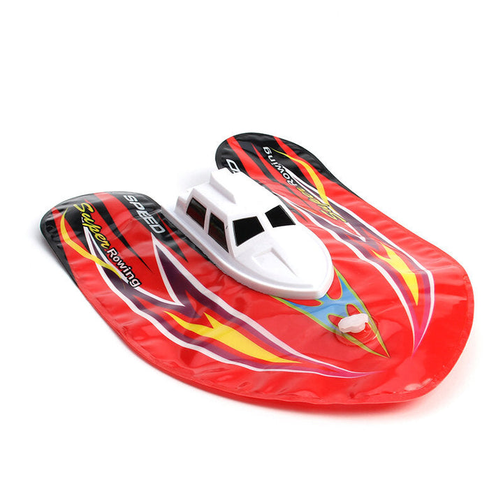 Inflatable Electric Boat Toy Mixed Color Inflatable Toy Air Cylinder Image 6
