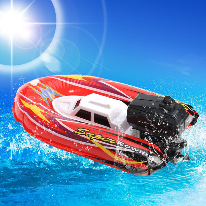 Inflatable Electric Boat Toy Mixed Color Inflatable Toy Air Cylinder Image 10