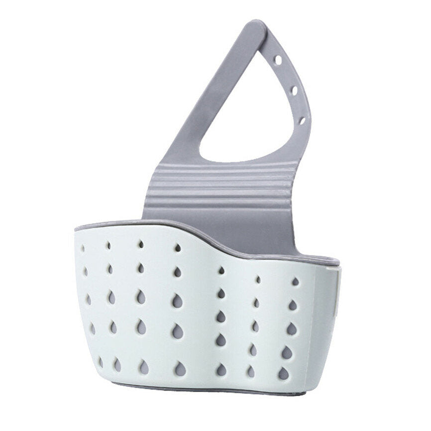 Kitchen Sponge Drain Holder Suction Cup Sink Shelf Soap Sucker Storage Rack Basket Wash Cloth Image 1