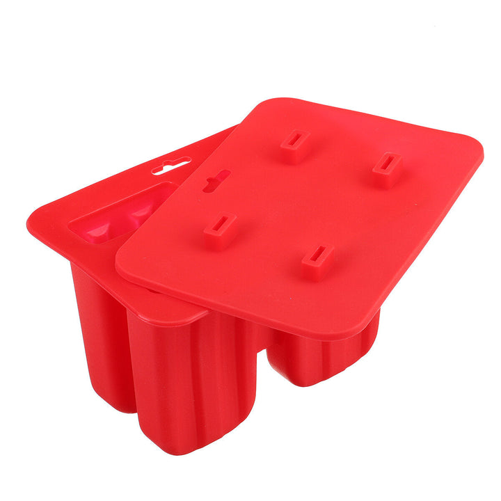 Ice Cream Popsicle Molds Tools Rectangle Shaped Reusable DIY Frozen Ice Cream Baking Mold for Kitchen Image 2