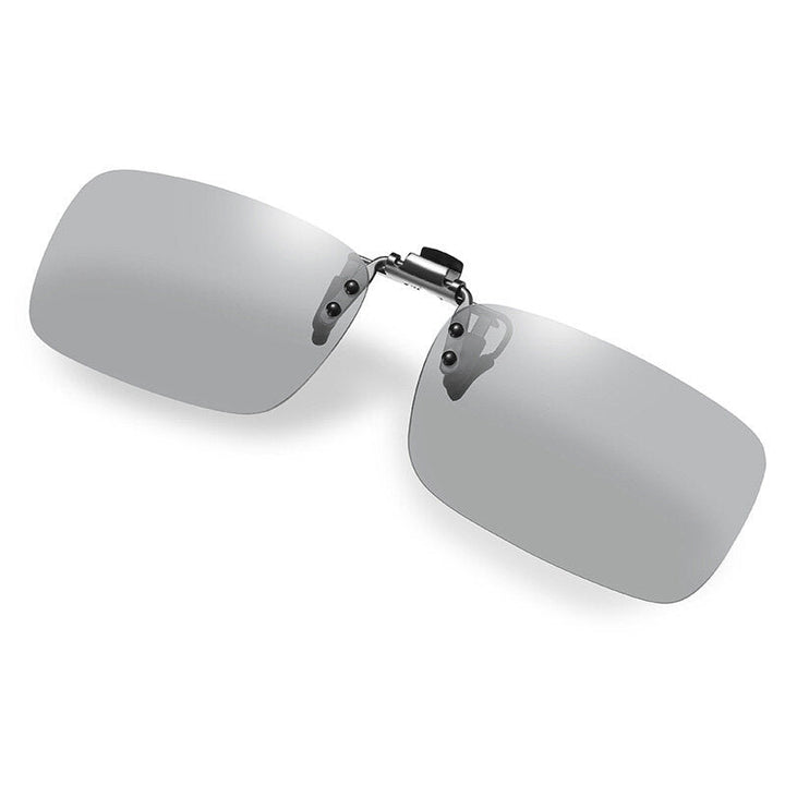 Intelligent Polarized Sunglasses Day and Night Dual-Use Near-Sighted Sunglasses Silicone Clip-On Image 11