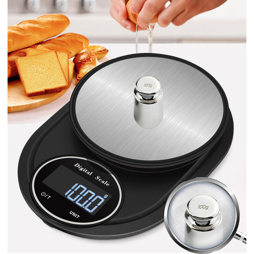 Minleaf ML-KS1 Multi-functional Mini Kitchen Scale 5kg,0.1g Kichen Baking Scale Portable Electronic Scale Measuring Tool Image 4